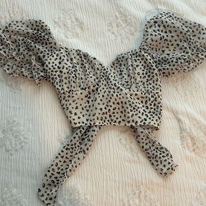 French Kiss Open Back Crop Top